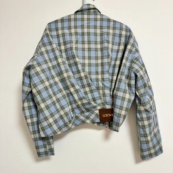 Loewe Draped jacket in wool blend - Picture 9 of 14